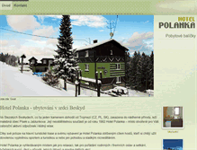 Tablet Screenshot of hotelpolanka.cz